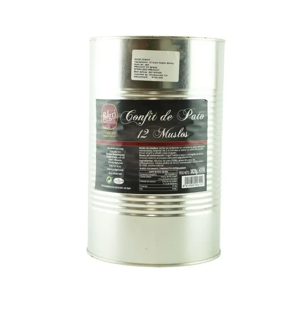 Polgri Confit de Pato 3.95kg Tin