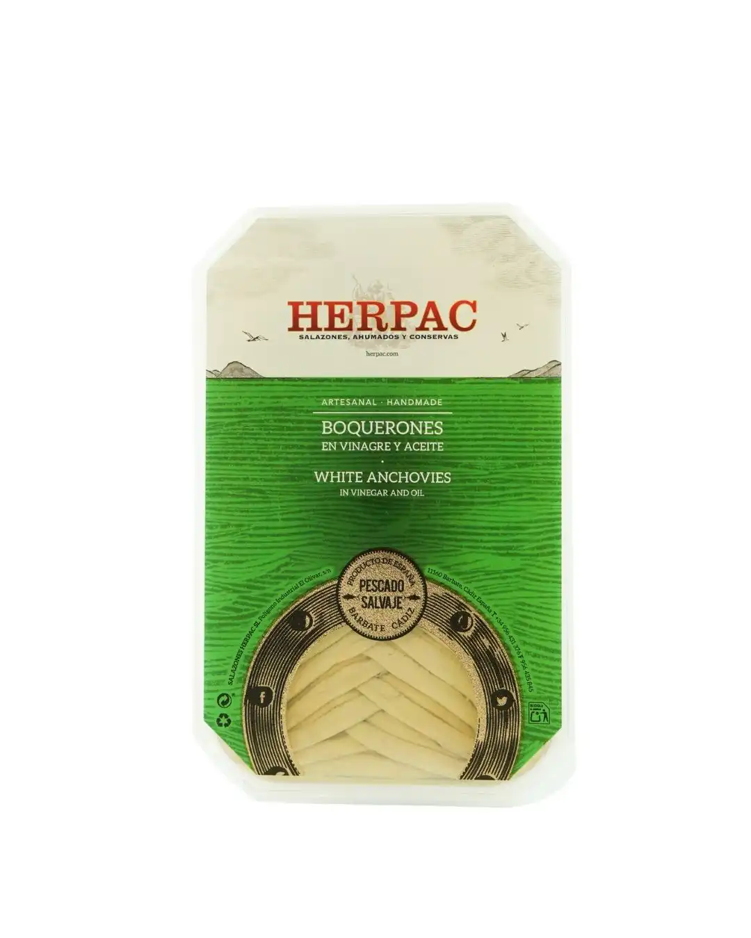 Herpac Boquerones En Vinagre 500g