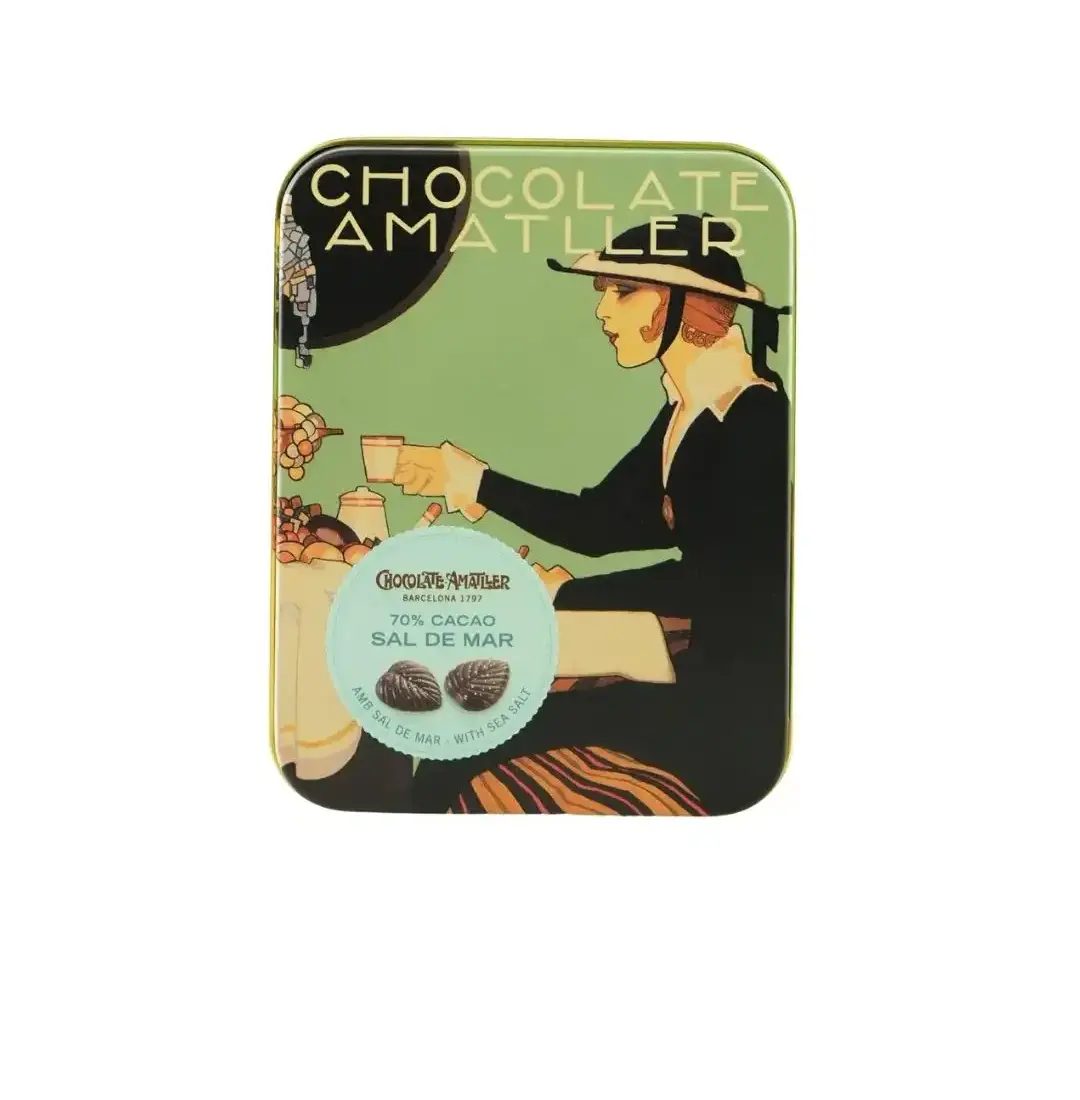 Amatller 70% Sea Salt Tin