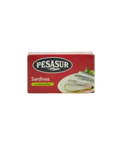 Pesasur Sardinas en Aceite de Oliva 3-4 120g Tin