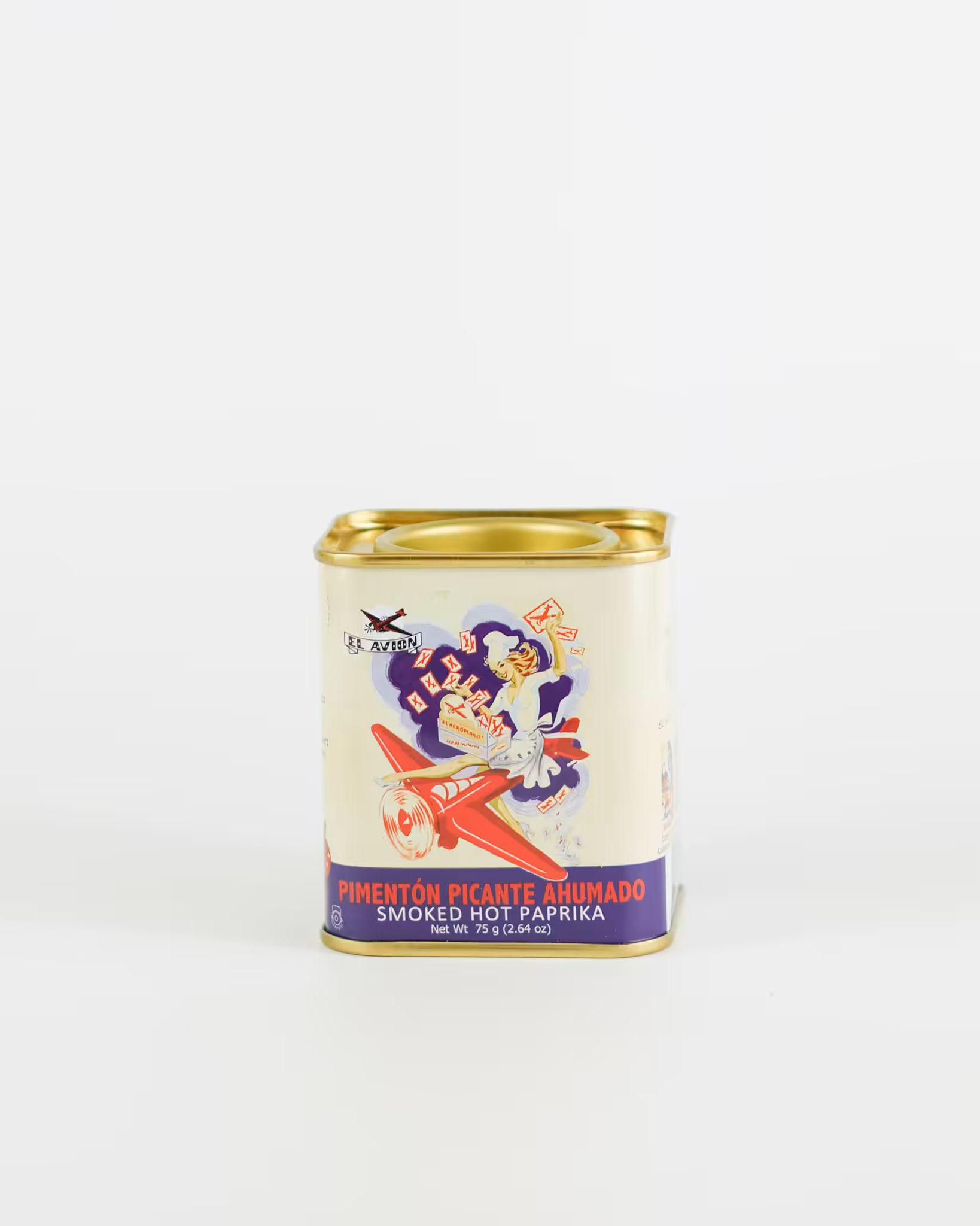 El Avion Smoked Hot Paprika 75g Tin