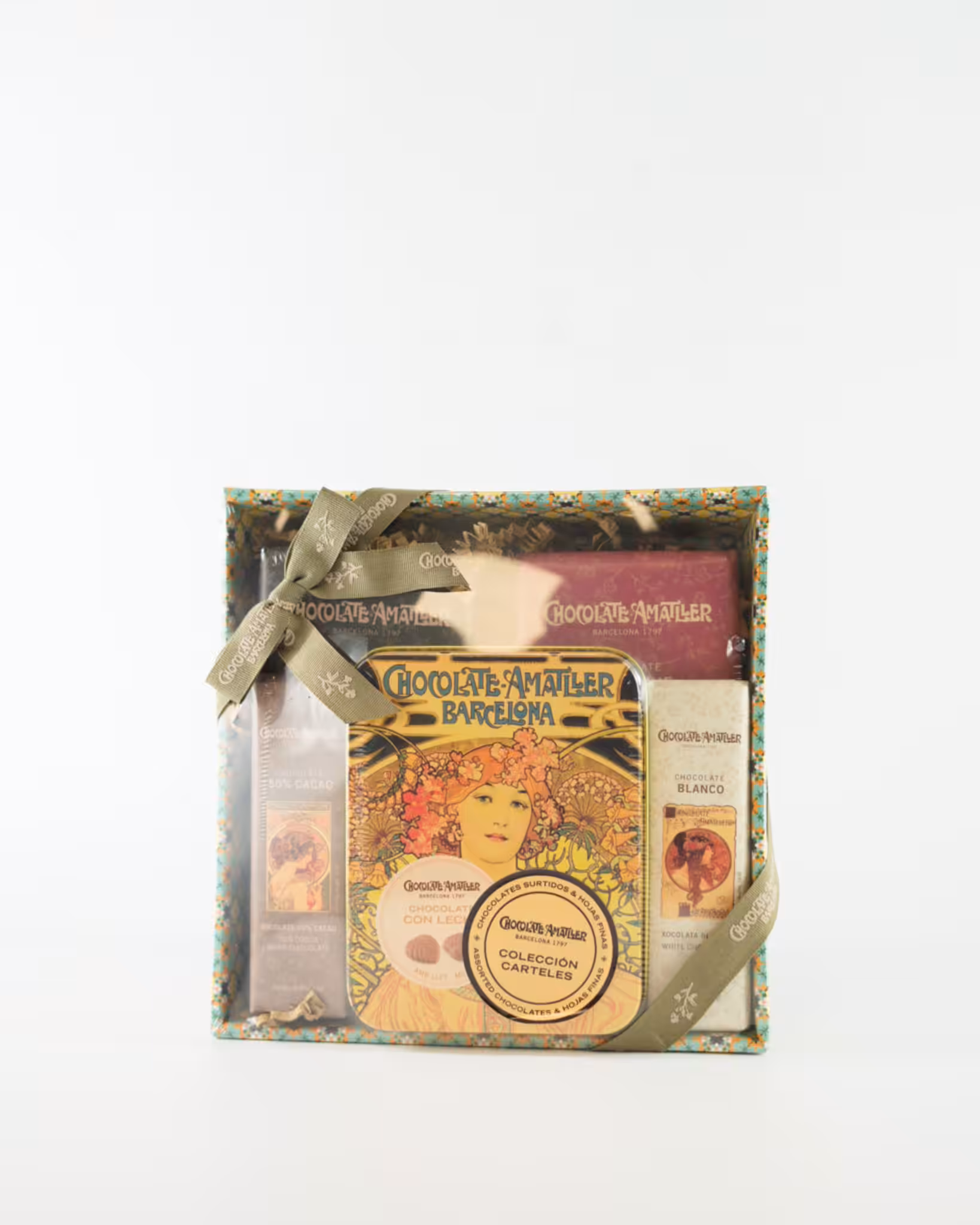 Amatller Carteles Chocolate Gift Basket