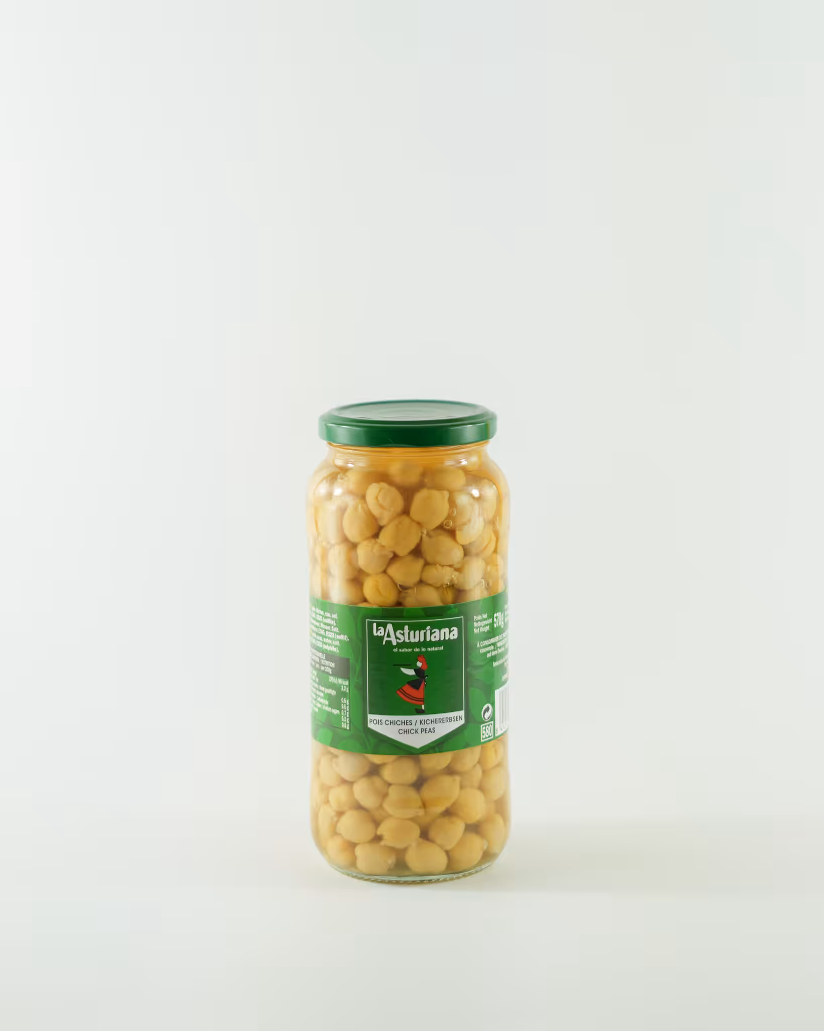 La Asturiana Garbanzos (chickpea) 570g Jar